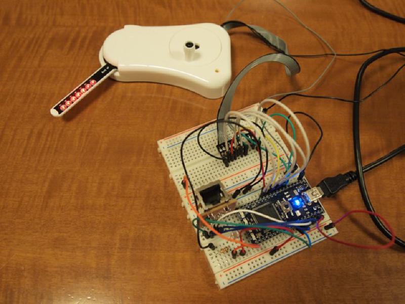 Featured image of post mbedに大人の科学の光残像キット(POV)を接続してみた