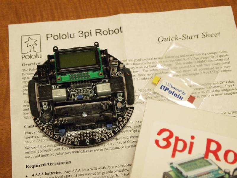 Featured image of post Pololu 3pi robotが到着しました