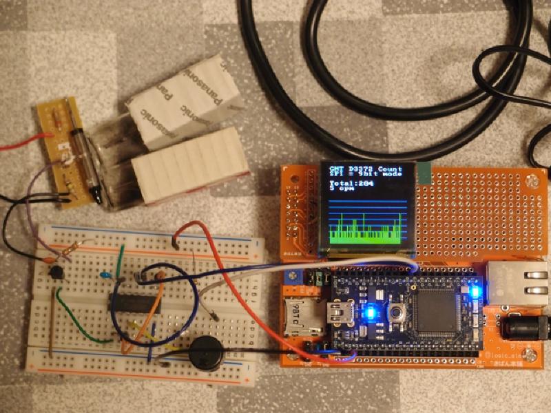 Featured image of post mbedガイガーカウンターの検出情報をOLEDに表示してみました