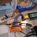 mbedにハムフェアで買った500円VFDを接続できました