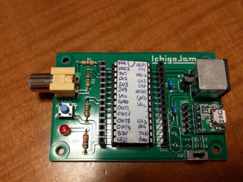 Featured image of post IchigoJamをブレッドボードから専用基板に載せ替えてみた