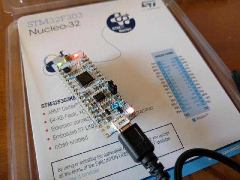 Featured image of post Arduino Nanoピン互換のmbed STM32F303 Nucleo-32を買ってみた