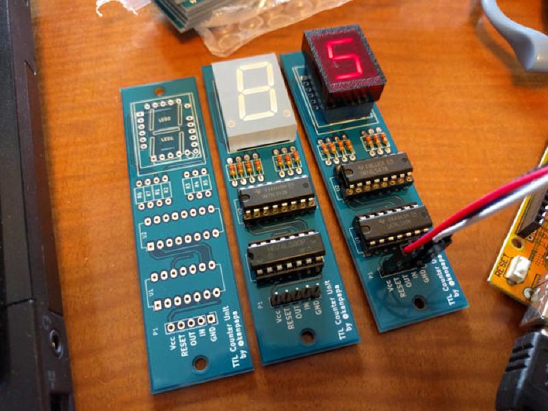 Featured image of post NHK みんなの科学 たのしい実験室のカウンタユニット基板を作ってみた