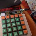 ZK-80 mini (PIC32MX１チップTK-80互換機)で2017年の書き初めをしてみた