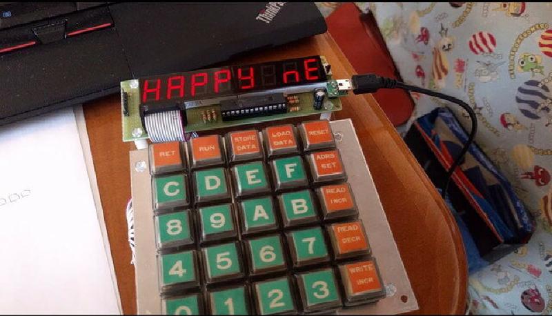 Featured image of post ZK-80 mini (PIC32MX１チップTK-80互換機)で2017年の書き初めをしてみた