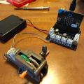 micro:bitでモーターを動かしてみた