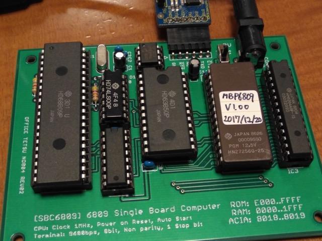 Featured image of post SBC6809ルーズキットに6809モニタを載せてみた