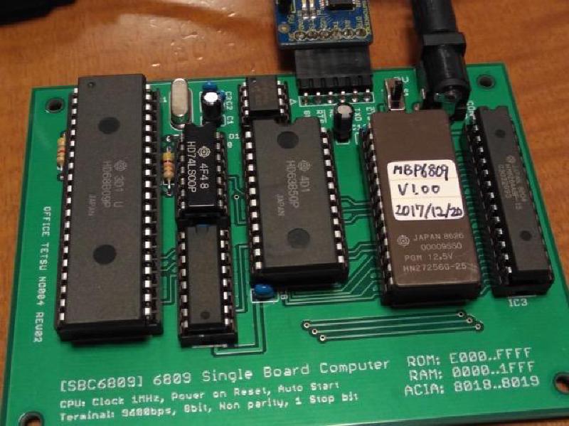 Featured image of post SBC6809ルーズキットに6809モニタを載せてみた