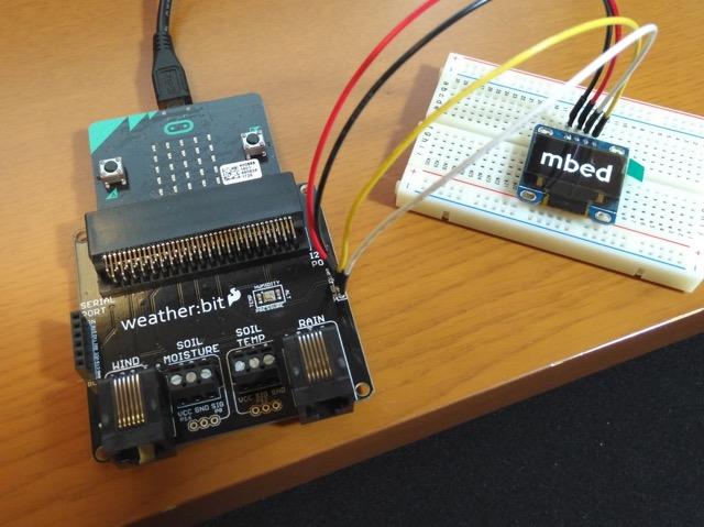 Featured image of post weather:bitにOLEDを接続してみた