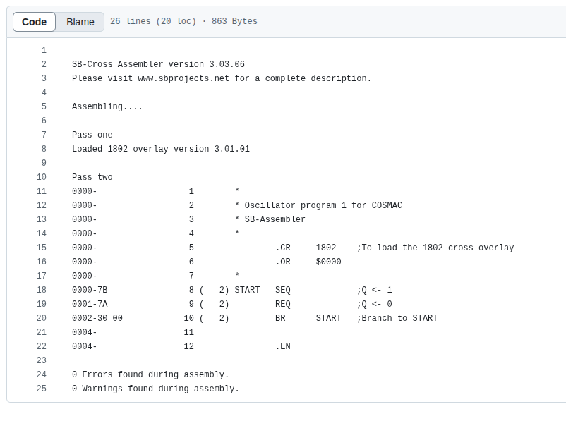 Featured image of post アセンブルリストをGitHubに登録しました。