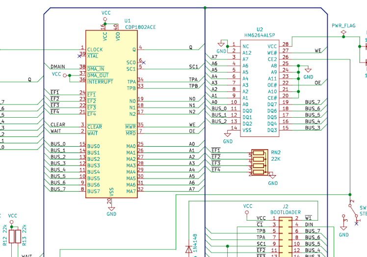 COSMAC TOYの回路図を掲載しました。