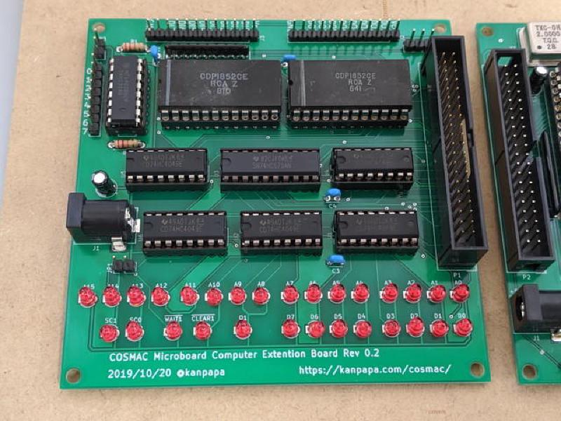 Featured image of post COSMAC MBC 拡張ボードRev. 0.2を製作しました。