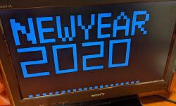 Featured image of post COSMACとTVディスプレイ回路で2020年の書き初めをしてみた