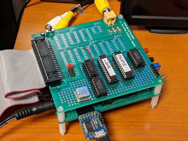 Featured image of post CDP1861 Pixie 互換のSTG1861をユニバーサル基板に実装してみました