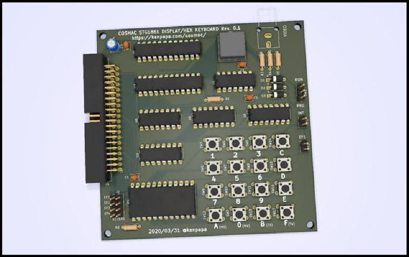 Featured image of post COSMAC MBC STG1861 DISPLAY/HEX KEYBOARD Rev.0.1の基板を発注しました