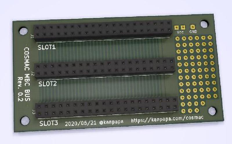 Featured image of post COSMAC MBC BUSボード Rev. 0.2を発注しました。