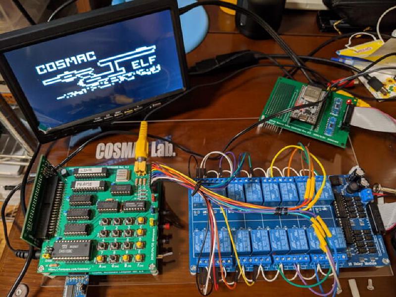 Featured image of post COSMAC VIPのVRAMに自動キー入力で書き込んでみました