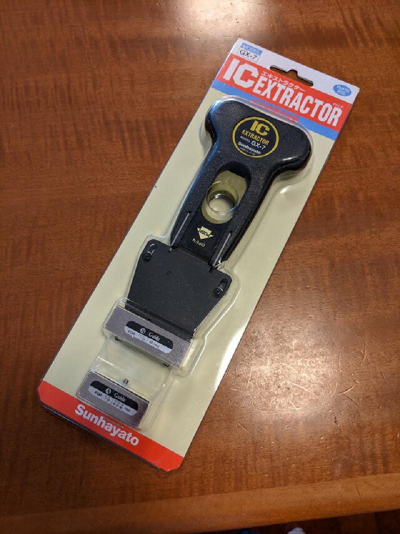 Featured image of post サンハヤトのDIP IC EXTRACTOR 引き抜き治具 GX-7を使ってみました