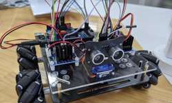Featured image of post メカナムロボットに超音波センサーを取り付けました（おおたfab 第35回 素人でもロボットをつくりたい）