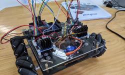 Featured image of post メカナムロボットの試運転を行いました（おおたfab 第34回 素人でもロボットをつくりたい）