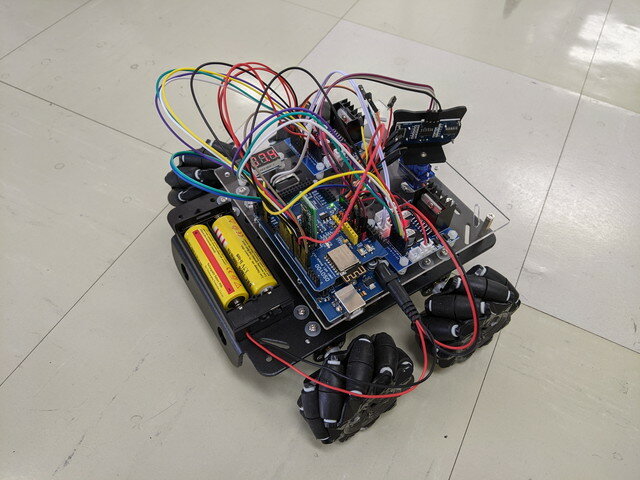 Featured image of post メカナムロボットをスマホで制御しました。（おおたfab 第39回 素人でもロボットをつくりたい）