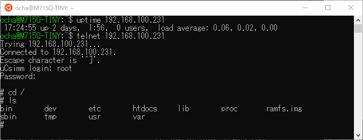 uCsimm_telnet_uptime.png