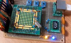 Featured image of post MC68EZ328 SBC LANをユニバーサル基板に載せ替えました