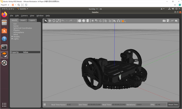 Featured image of post ROSのトピックでPololu Romi実機と3DシミュレーターGazeboを動かしてみました
