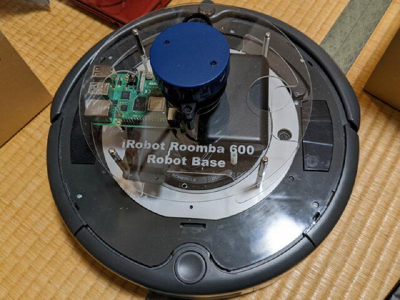 Featured image of post ルンバのLiDAR搭載用簡易フレームが完成しました
