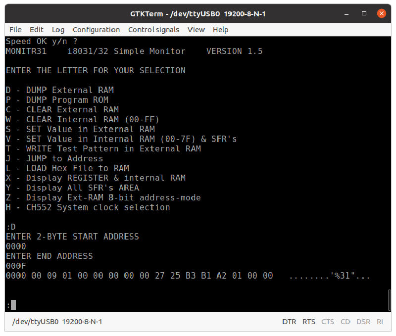 Featured image of post CH552Eでモニタプログラムを動かしてみました
