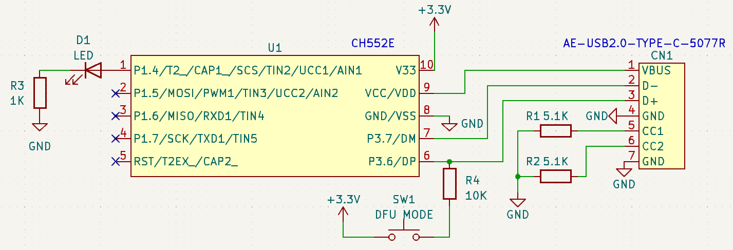 Featured image of post CH552Eをブレッドボードで使ってみました