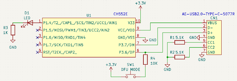Featured image of post CH552Eをブレッドボードで使ってみました