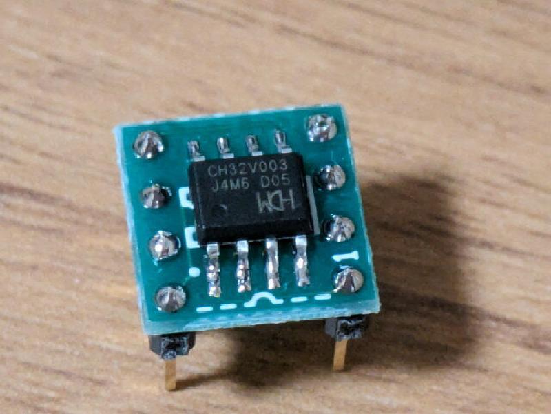 Featured image of post 40円RISC-Vマイコン(CH32V003)をArduino IDEでLチカをしてみました