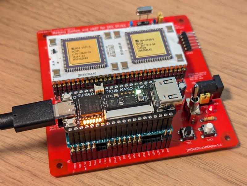 Featured image of post TangNanoDCJ11MEMとPDP11GUIでPDP-11 BASICを動かしてみました