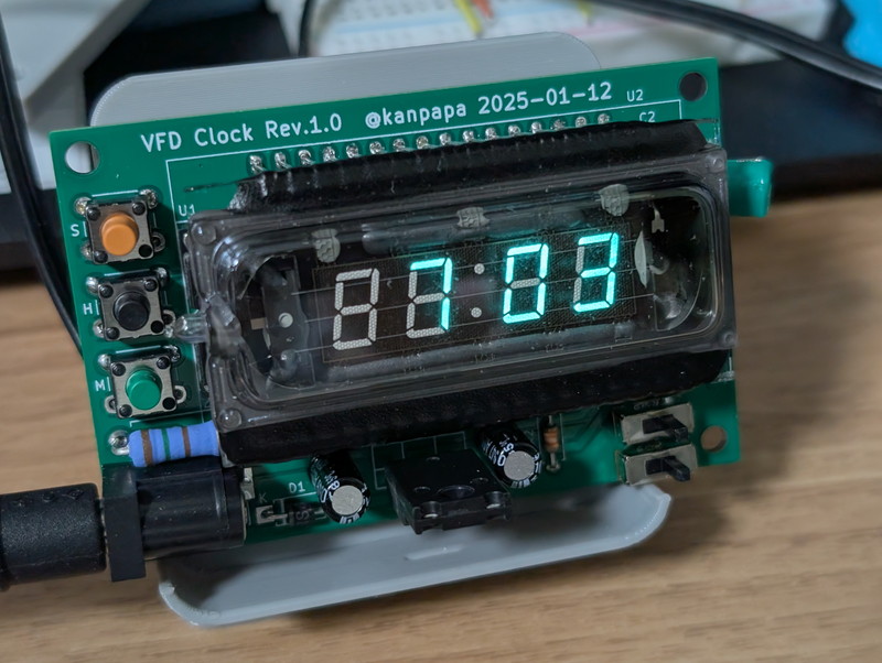 VFD蛍光表示管 デジタル時計 IV-18使用 動作確認済 マニュアル有 VFD蛍光表示管 デジタル時計 IV-18使用 動作確認済 マニュアル有 IV-18