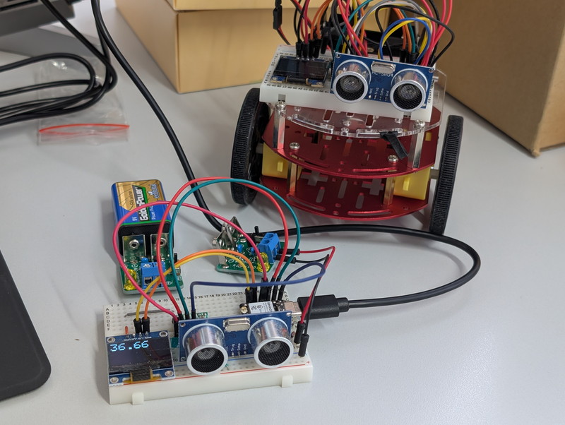 Featured image of post ESP32でミニカーを作る #6 ミニカーの動きの実装と電源の見直し（おおたfab 電子工作初心者勉強会）