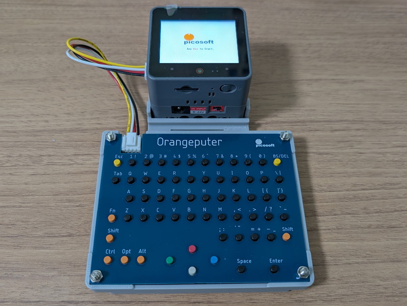 Featured image of post M5Stack用日本語入力キーボードに専用フレームを取り付けてみました