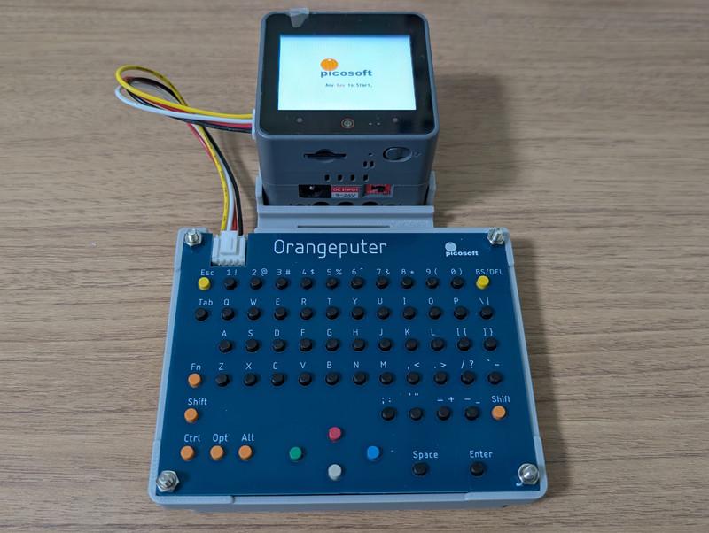 Featured image of post M5Stack用日本語入力キーボードに専用フレームを取り付けてみました