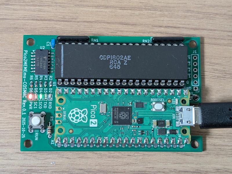 Featured image of post Pico2MEMEmuCosmacを基板化しました