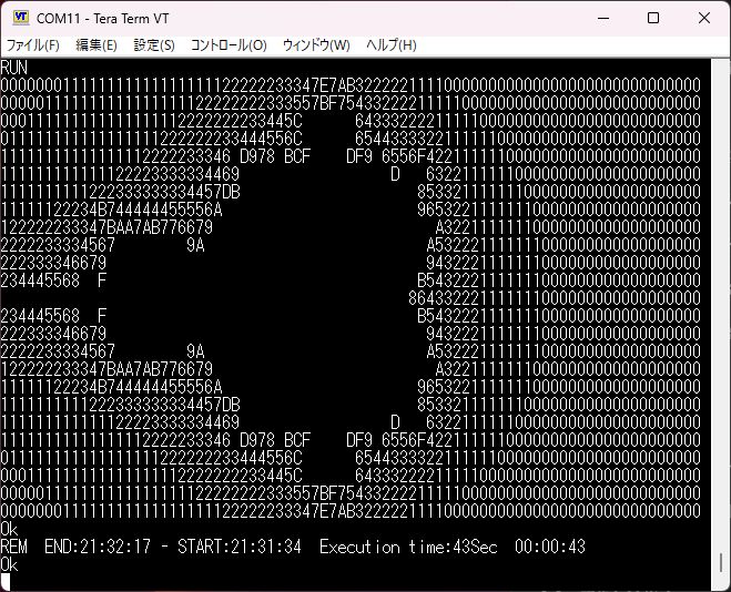 CPU ローカルメモリでの実行結果