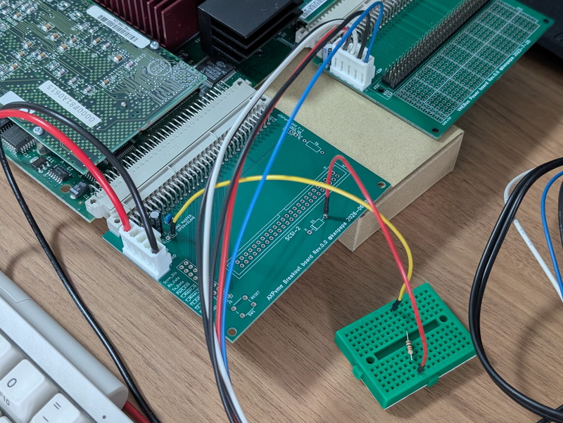 P2 C23をプルアップしている状態