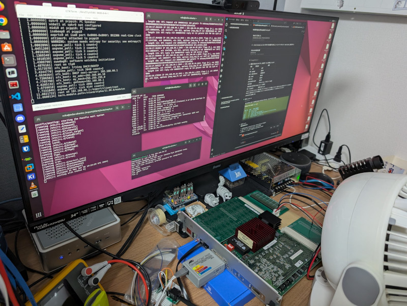 ポーティング作業中のワークベンチ環境