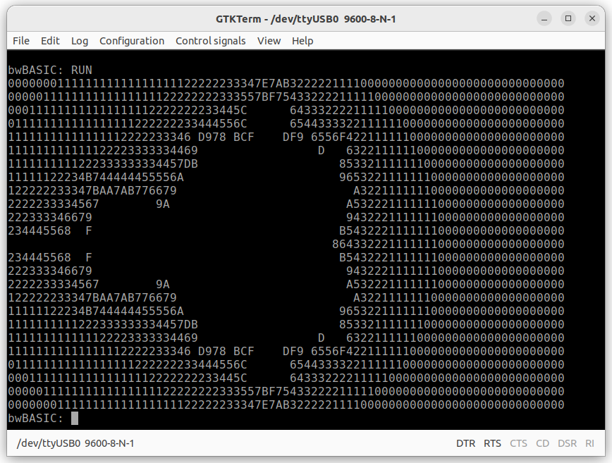 いつものASCIIART