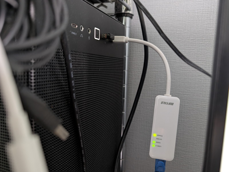 これまで使っていたUSB-C LANアダプタ