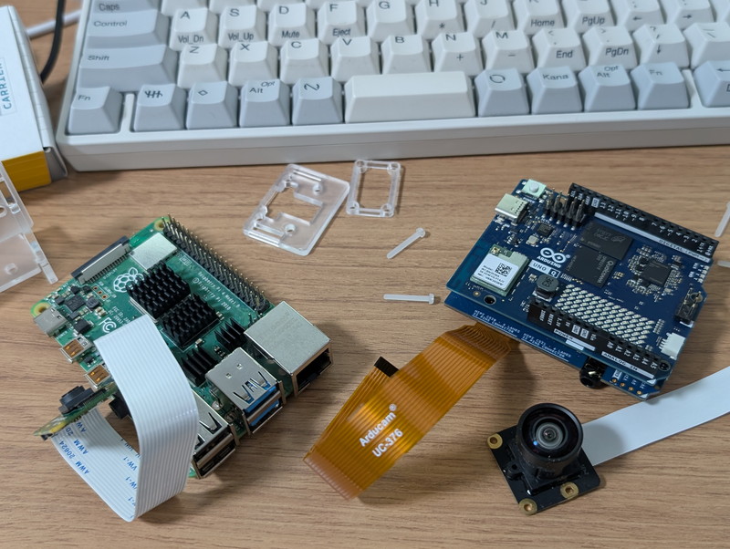 Raspberry Pi 4でカメラの動作確認