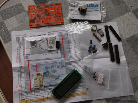 mbed ☆board orangeを組み立てる