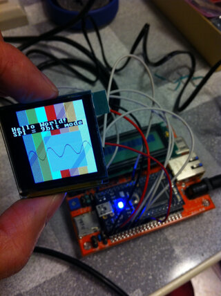 MARY OB基板(OLED)をmbedに接続してみました