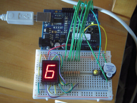 Arduinoで音付き電子サイコロを作る