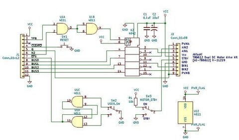 RCA CDP1802 COSMACを動かしてみた(11) モーターを制御してみた 