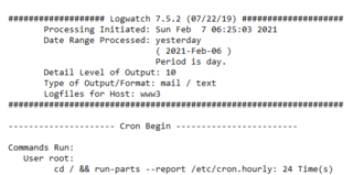 Logwatchの仕様変更からWebサーバへの攻撃増加を知る
